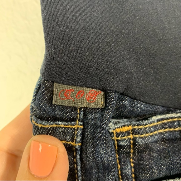 Citizen of Humanity A Pea in a Pod maternity bootcut denim jeans w/ bel… - Picture 6 of 16
